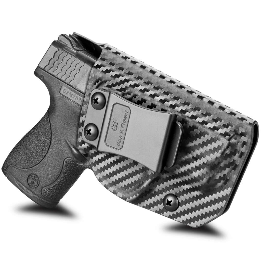 M&P Shield 9mm Holster, IWB Carbon Fiber Concealed Carry M&P Shield