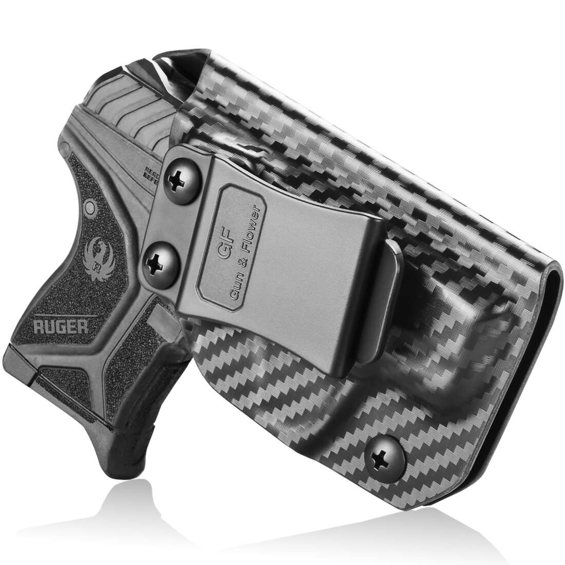 Iwb Carbon Fiber Holster Compatible With Ruger Lcp 2 Lcp Ii Polymer